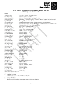AGM Minutes 140615 DRAFT
