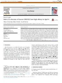 Both LCCL-Domains of Human CRISPLD2 Have High Affinity for Lipid A