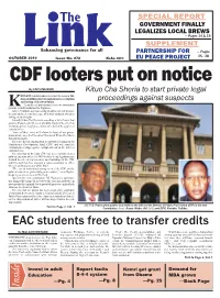 EAC Students Free to Transfer Credits