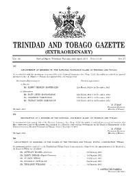 Gazette No. 57, Vol. 50, 26Th April, 2011