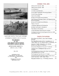 Index—Vol. Xiii. Index to Papers