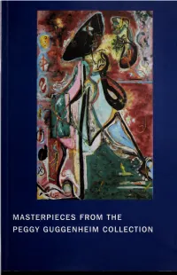 MASTERPIECES from the PEGGY GUGGENHEIM COLLECTION Digitized by the Internet Archive