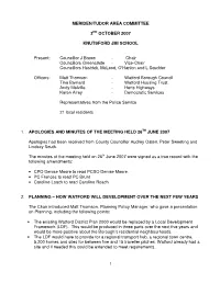 Meriden/Tudor Area Committee