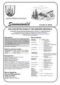 Nr. 09/2020 Vom 30.04.2020