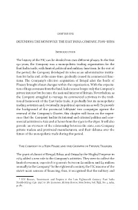 THE EAST INDIA COMPANY, 1790S–1830S Introduction The