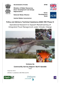 Vol. 6A Community Survey Report: Burhi-Gandak – Final December 2015
