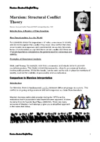Conflict Theory 1