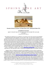 Encampment in the Snow Signed ‘A
