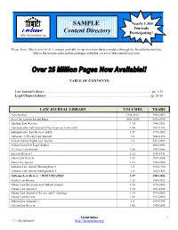 SAMPLE Content Directory