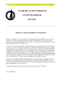 AYF On-Site Handbook 2019-20