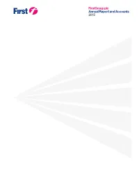 Firstgroup Plc Annual Report and Accounts 2015 Contents
