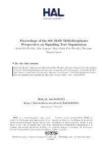 Proceedings of the 8Th MAD Multidisciplinary Perspectives On