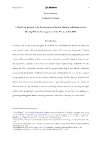 Richard Batten1 University of Exeter a Significant Moment in The