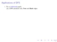 Applications of DFS