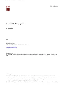 Aspects of the Tutte Polynomial