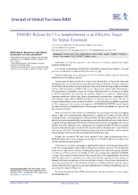 HMGB1 Release by C5 a Anaphylatoxin Is an Effective Target for Sepsis Treatment