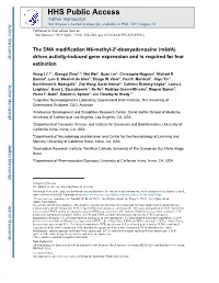 (M6da) Drives Activity-Induced Gene Expression and Is Required for Fear Extinction