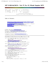 Mt Void 2073
