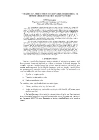 Problem of Stative Verbs in Orlu Dialect of Igbo