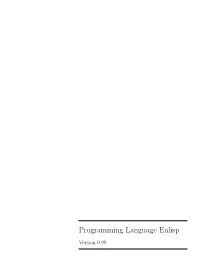 Programming Language Eulisp