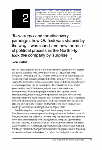 Terra Nugax and the Discovery Paradigm: How Ok Tedi Was Shaped
