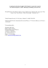 Accounting for Demand and Supply of the Biosphere's Regenerative Capacity