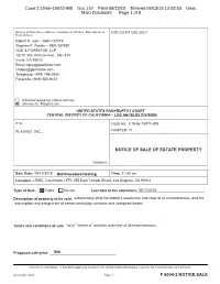 Attorney Or Party Name, Address, Telephone & Fax Numbers, And