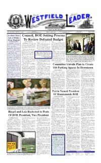 Council, BOE Setting Process to Review Defeated Budget