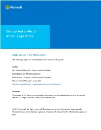 Introduction to Microsoft Azure