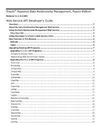 Oracle Hyperion Data Relationship Management Web Service API Developer's Guide