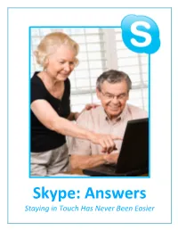 TCN701- Skype Quick Reference Guide