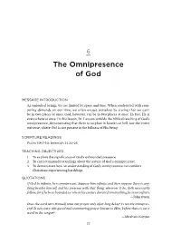 The Omnipresence of God