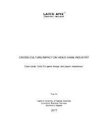 Case Study: Dota 2'S Game Design and Player Experience