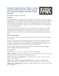 Fine-Root Ecology Database (FRED): a Global Collection of Root Trait
