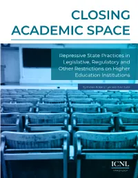 Closing Academic Space