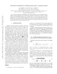 Dynamical Manifestation of Gibbs Paradox After a Quantum Quench