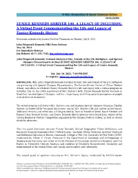 EUNICE KENNEDY SHRIVER 100, a LEGACY of INCLUSION: a Virtual Event Commemorating the Life and Legacy of Eunice Kennedy Shriver
