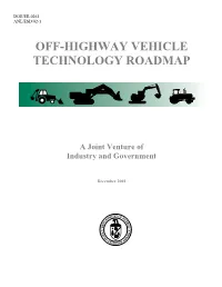 Off-Highway Vehicle Technology Roadmap
