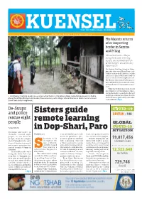 Sisters Guide Remote Learning in Dop-Shari, Paro