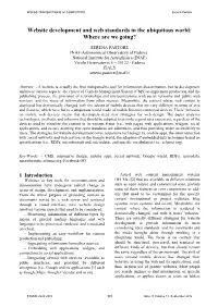 Website Development and Web Standards in the Ubiquitous World: Where Are We Going?