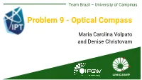 Problem 9 - Optical Compass