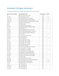 Studebaker V-8 Engine Identification