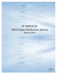 2010 Survey Results