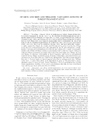 Of Mice and Men and Trillium: Cascading Effects of Forest Fragmentation