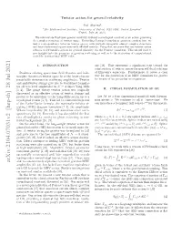 Twistor Action for General Relativity, [58] A