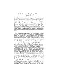 U:\DOCS\AR17 HK and MACAU FINAL DIEDRE Developments in Hong Kong and Macau