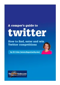 A Comper's Guide To