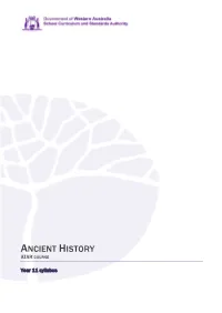 Ancient History Atar Course
