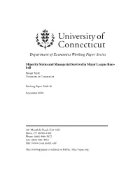 Department of Economics Working Paper Series