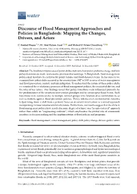 Discourse of Flood Management Approaches and Policies in Bangladesh: Mapping the Changes, Drivers, and Actors